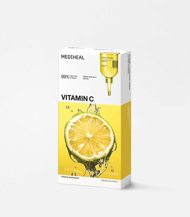 MEDIHEAL Vitamin C Clear Toning Essential Mask 24mL x 10ea SET