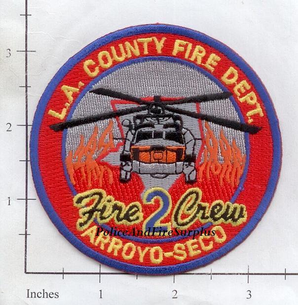 California - Los Angeles County Arroyo Seco CA Fire Dept Fire Dept Patch