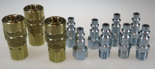 MADE IN USA - MILTON M STYLE AIR HOSE FITTING SET- MILTON BRAND