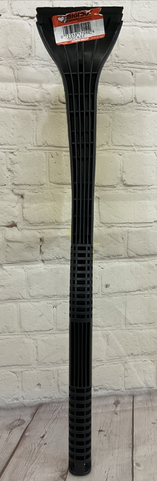 EMSCO Bigfoot Extreme Snow Brush Angled Scraper Dual Grips Easy Leverage Yellow