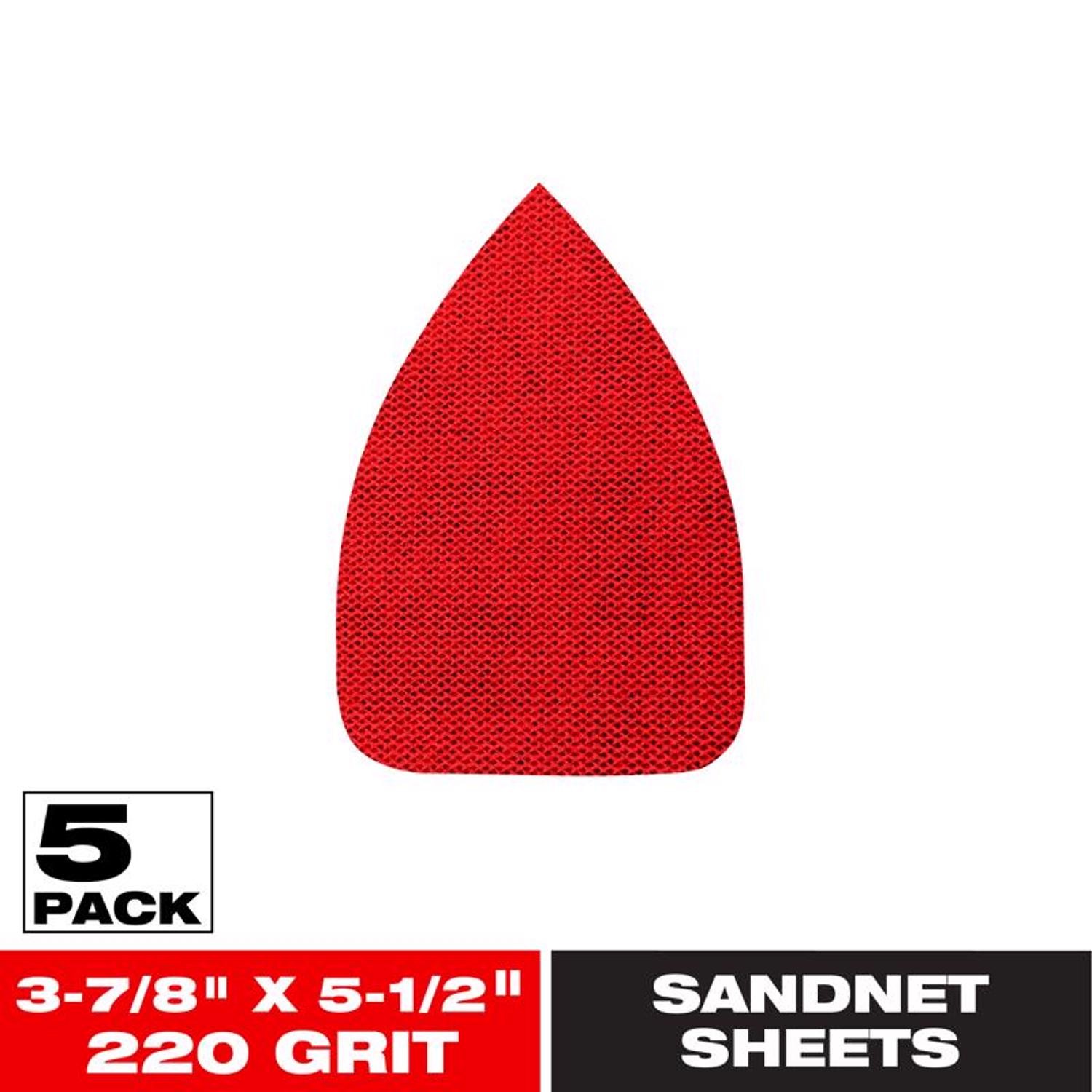 Diablo SandNet 5-1/2" L X 3-7/8" W Ceramic Blend 220 Grit Ultra Fine Sanding Pad