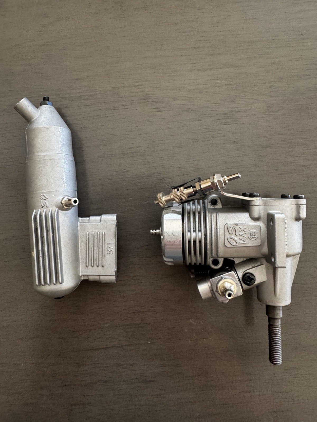 O.S Max .15 FP Rc Airplane Engine With Muffler And Box (see Description)