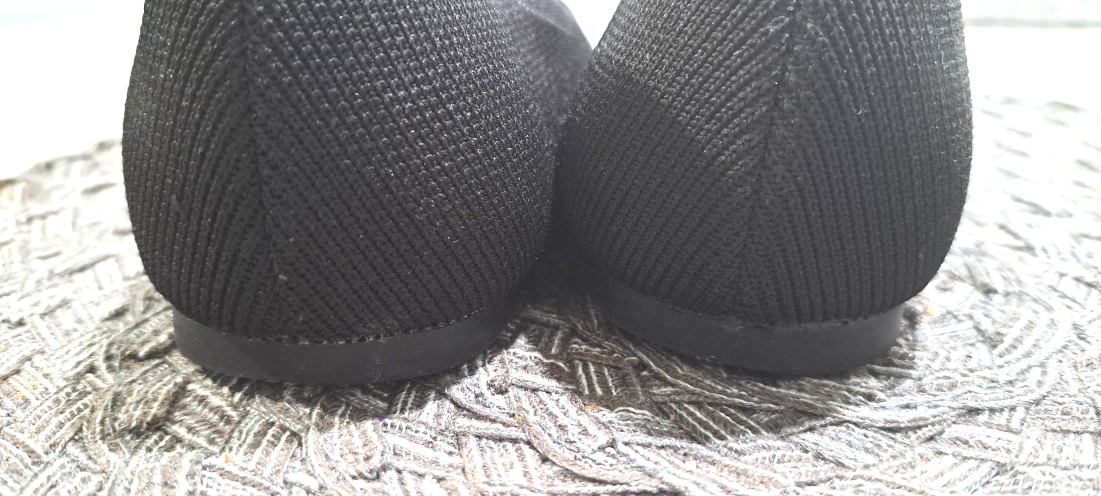 Vionic Klara Black Knit Ballet Flats EUC 6.5