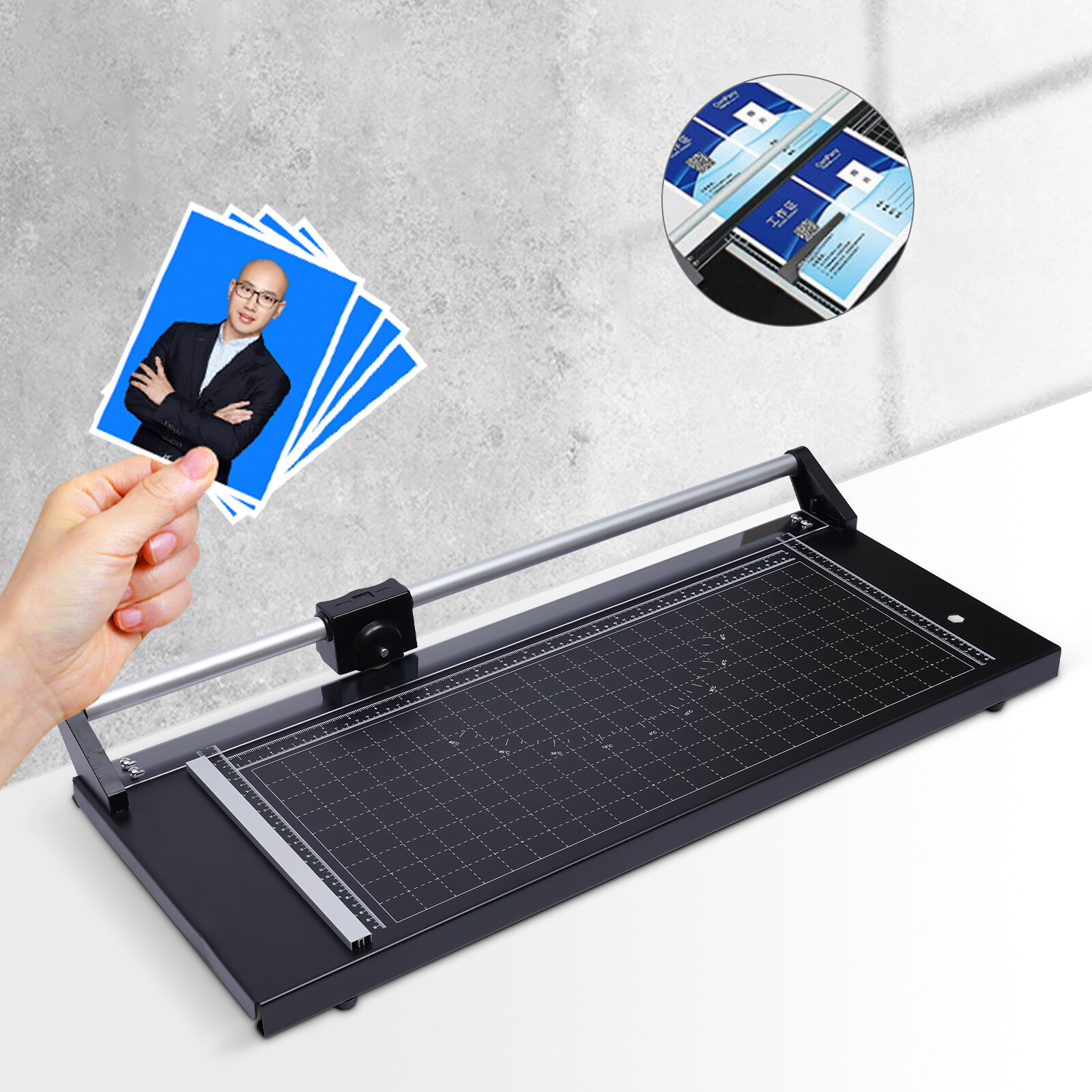 24Inch Film Paper Cutters & Trimmer A4 Paper Trimmer Photo Rotary Cutting Table