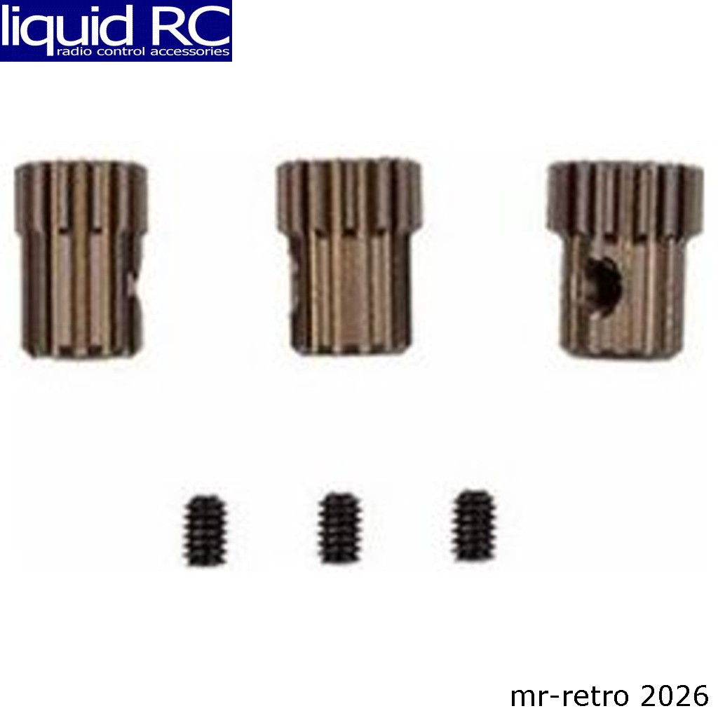 Associated 21691 Rc28r Ft Aluminum 1:28 Pinion Gear Set 12-14 Tooth 64p
