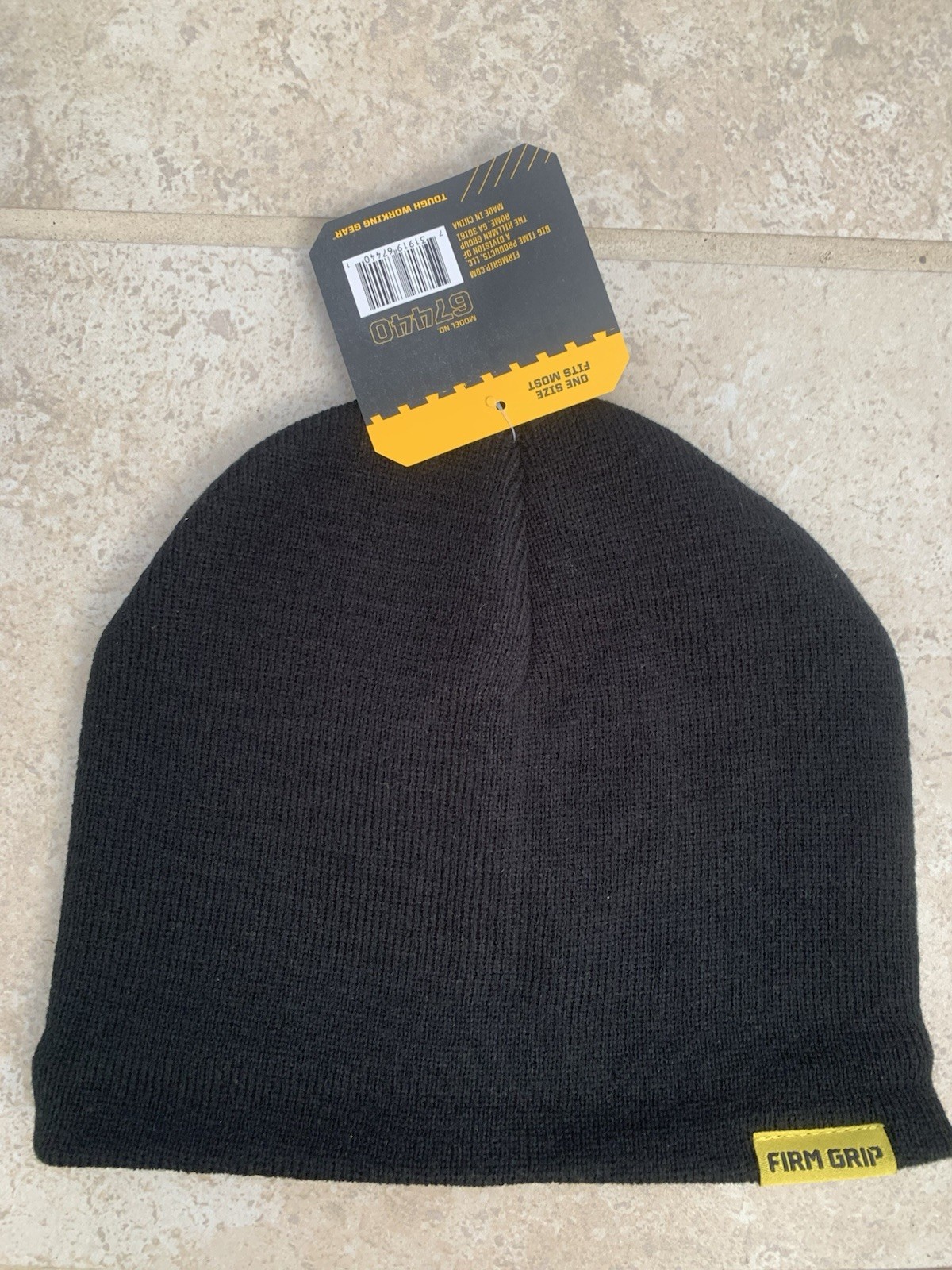 Firm Grip Beanie Winter Hat Black