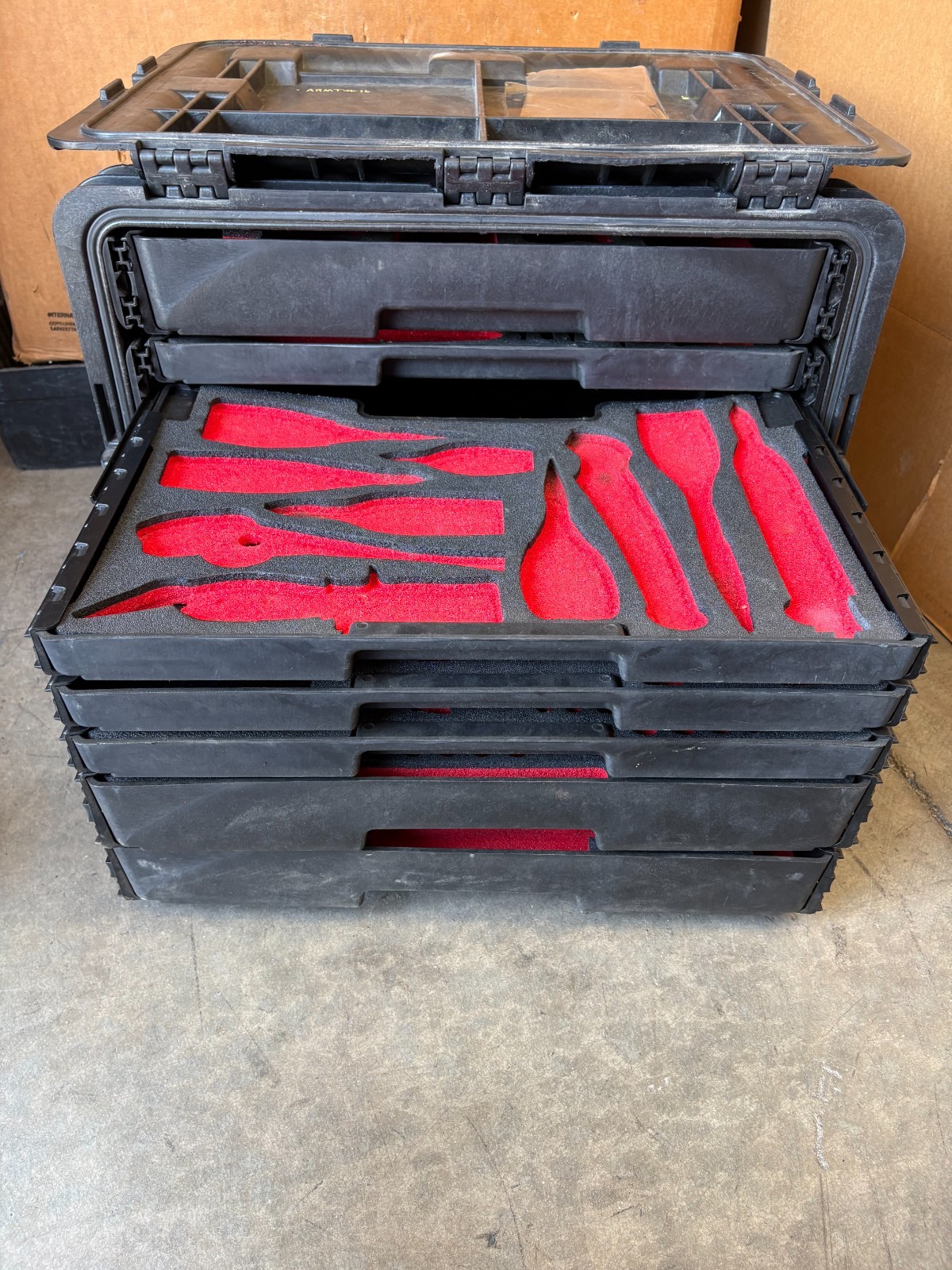Snap-on Tools AARTK 7 Drawer All-Weather Rolling Tool Box | KMC18043