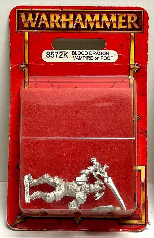 Warhammer Blood Dragon Vampire on Foot #8572K Games Workshop Citadel Original OP