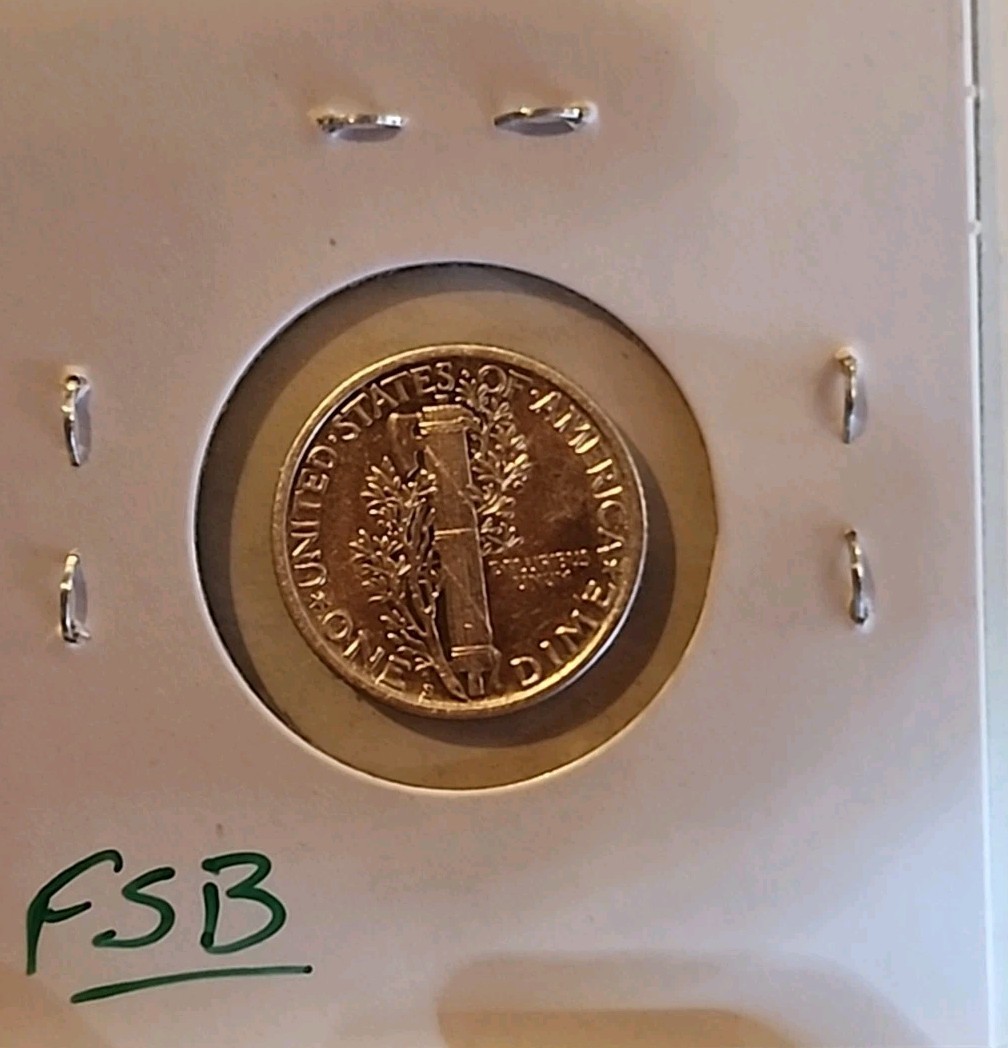 1917-S Mercury Dime ■ GEM/BU ■ FSB ■ #6008