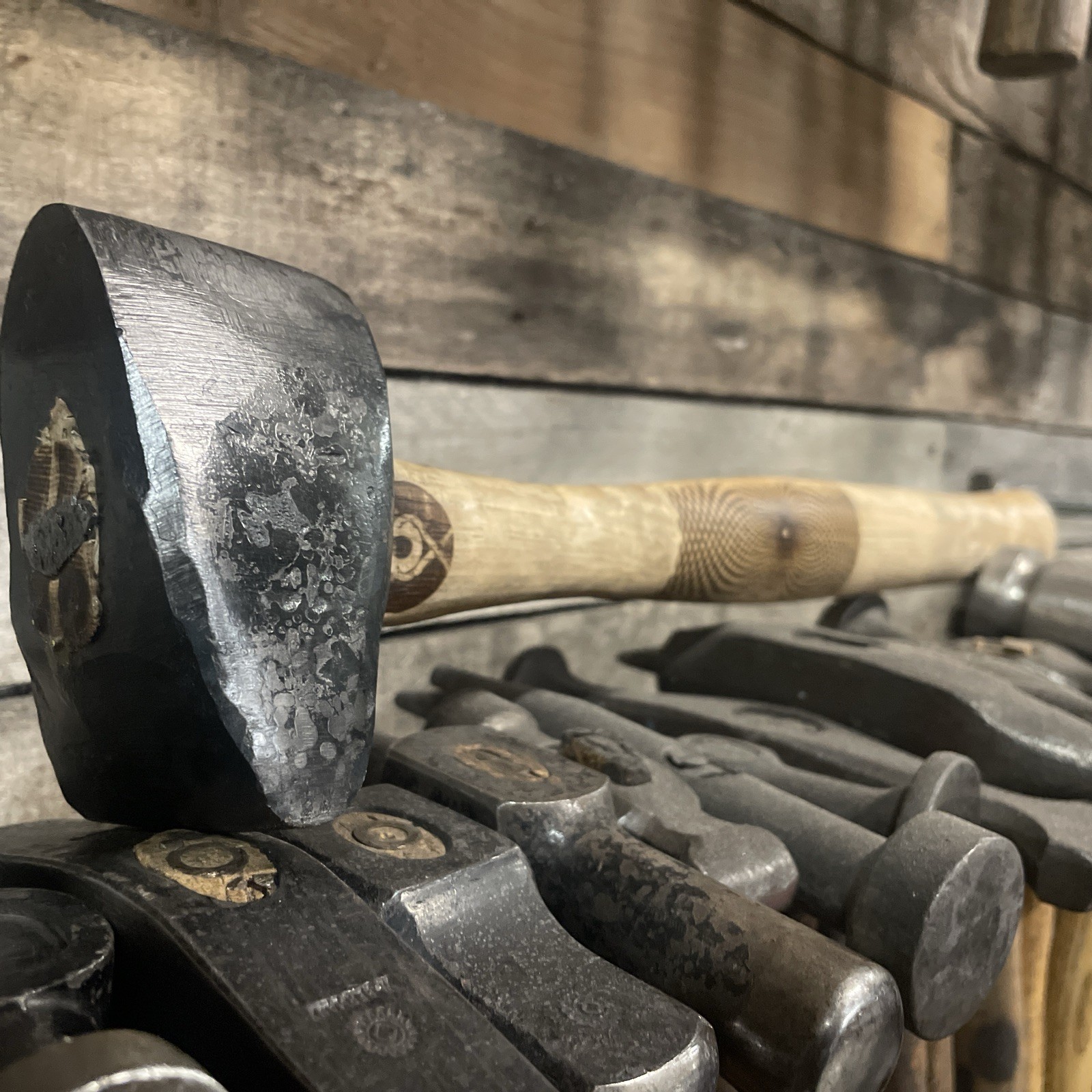 2Lb 13Oz Dual Peen Hammer Blacksmithing 4140 Steel/ hand forged in United States
