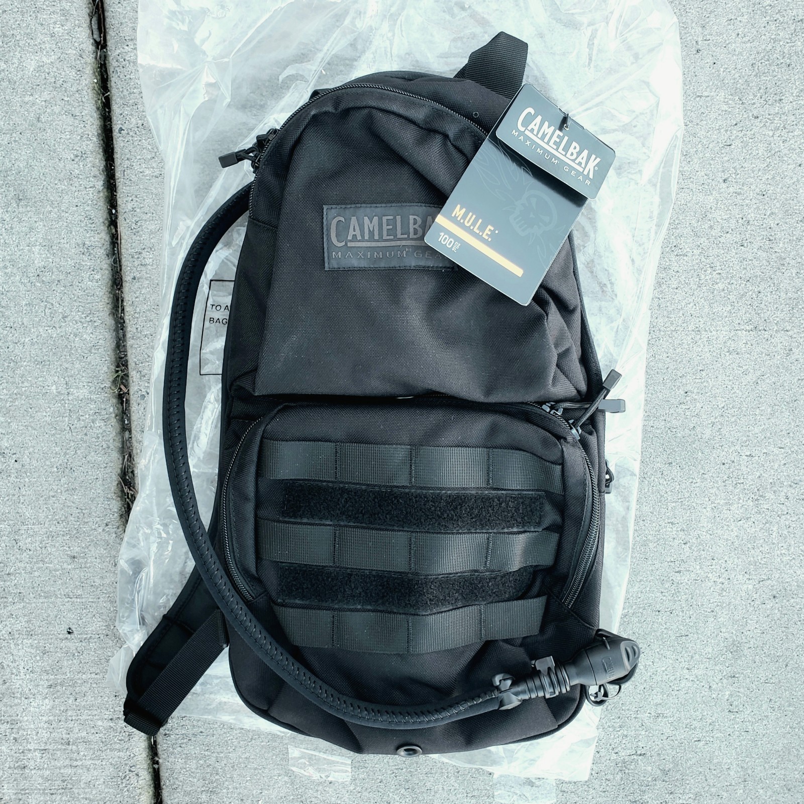 Camelbak M.U.L.E. MULE Maximum Gear Hydration Backpack Pack MOLLE Mil-Spec Black