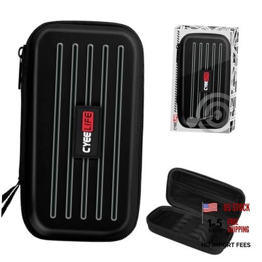 Dart Case - Carrying Case for Steel or Soft Tip Darts, Holds 3 Darts and