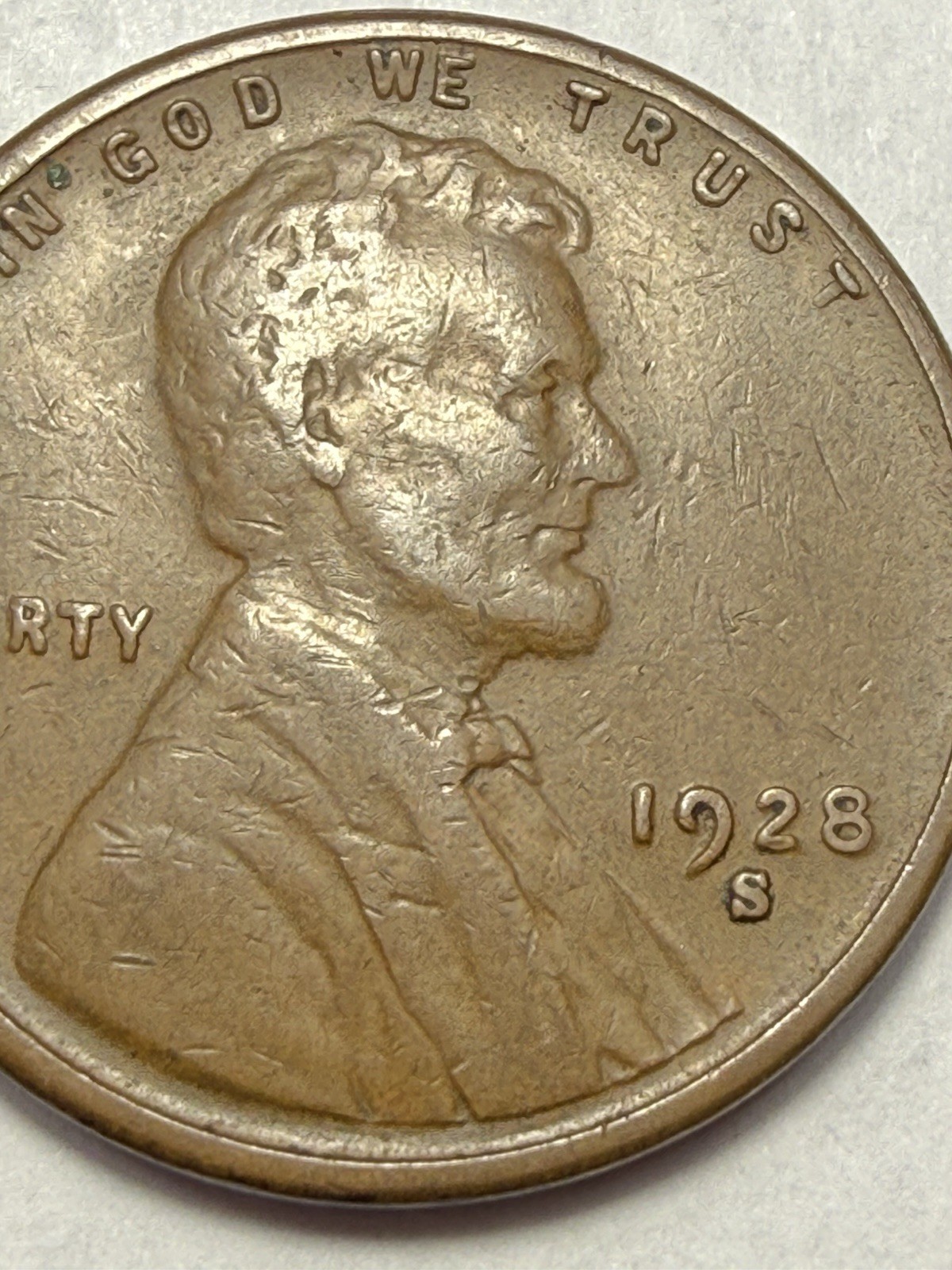 1928-S  F+  LINCOLN CENT- LARGE 'S' VARIETY  (FILL THAT SPOT IN YOUR SET) 🔥 *