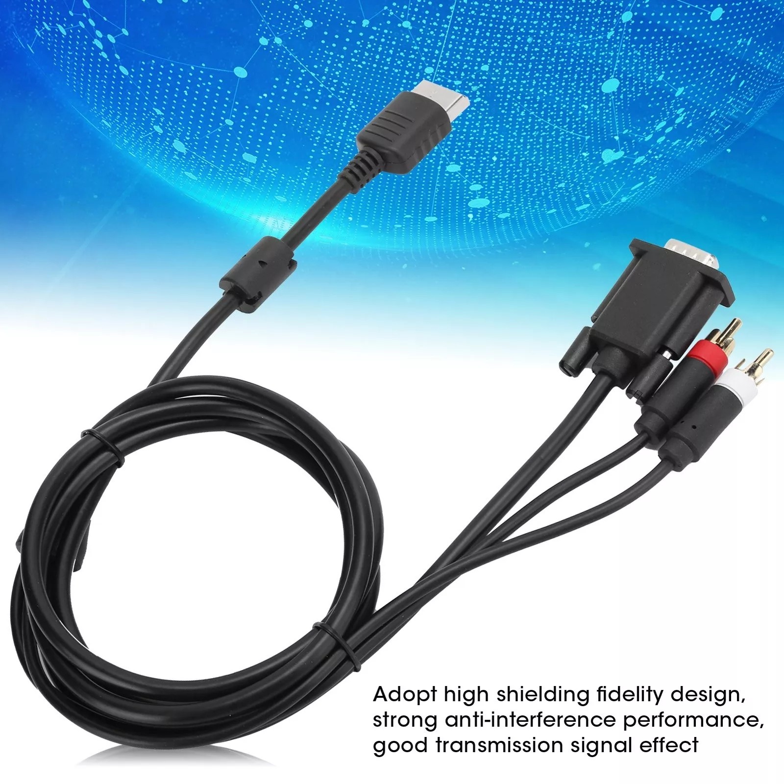 For Dream-cast DC 5.9ft VGA Cable With Adapter Game Console HD Adapter