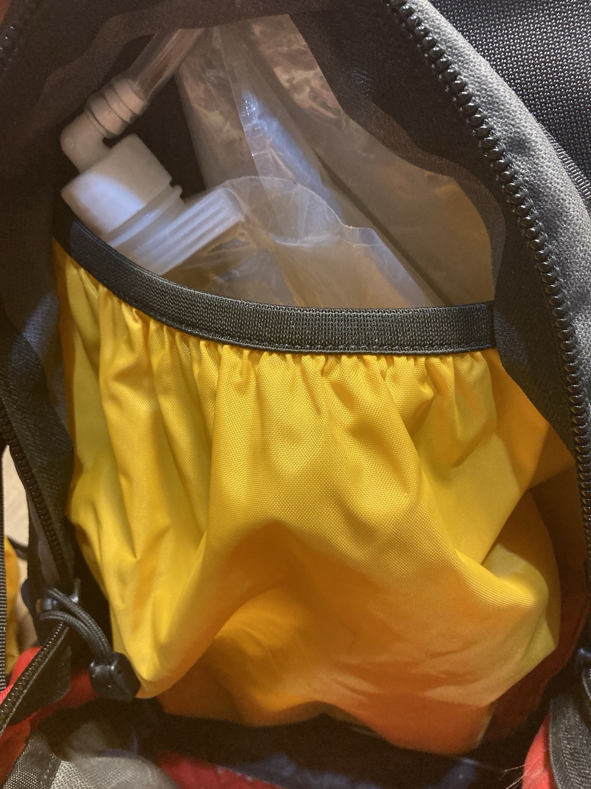 Ems Hydroplane Backpack Hiking & Water Bladder Straw With Rainfly Cover Pockets
