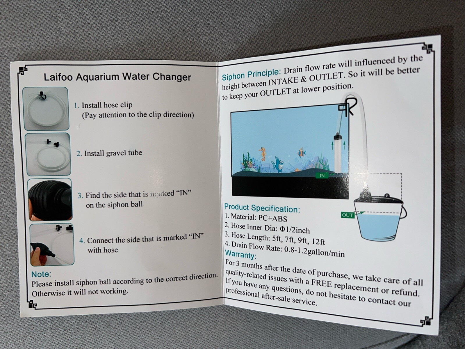 Laifoo Aquarium Water Changer