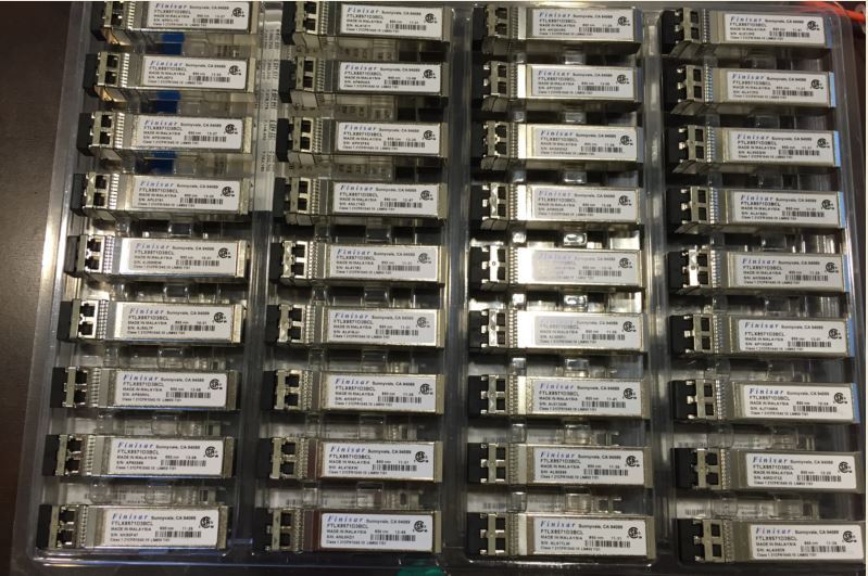 Lot of 10 units Finisar FTLX8571D3BCL SFP+SR 10Gb/s 850nm Multimode fiber
