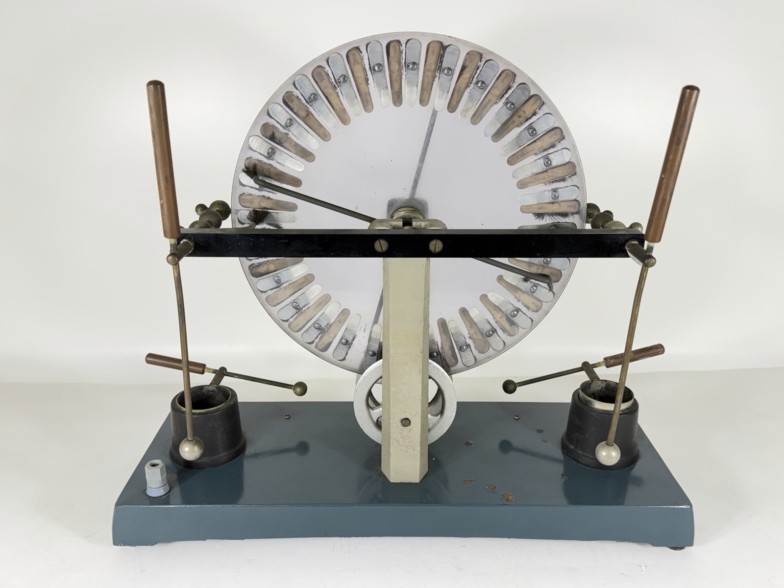 Vintage Cenco Wimshurst Machine 15" Electrostatic Generator Static Electricity