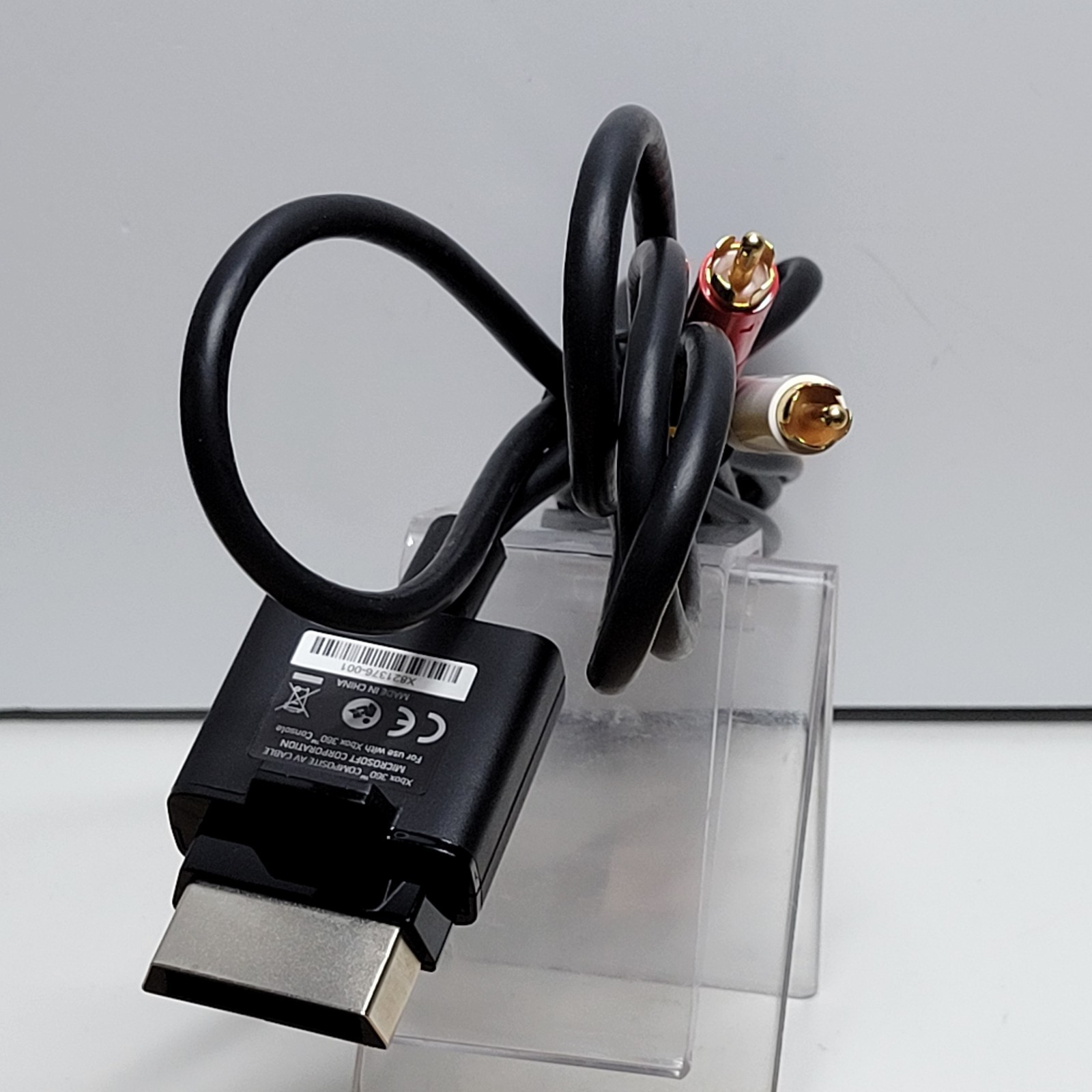 Genuine Official OEM Microsoft XBOX 360 Composite AV Cable X821376-001