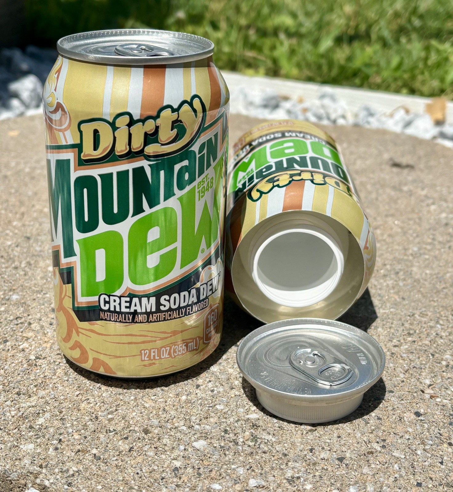 Limited Edition Dirty Mountain Dew Cream Soda Style Cansafe Hidden Stash Gift