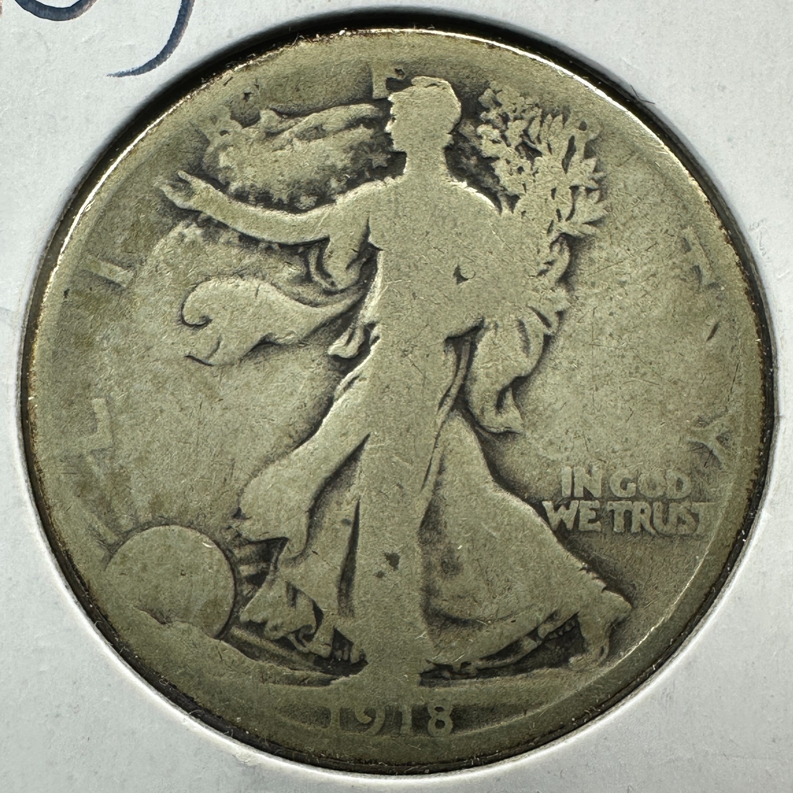 1918-D 50C Walking Liberty Half Dollar (89789)