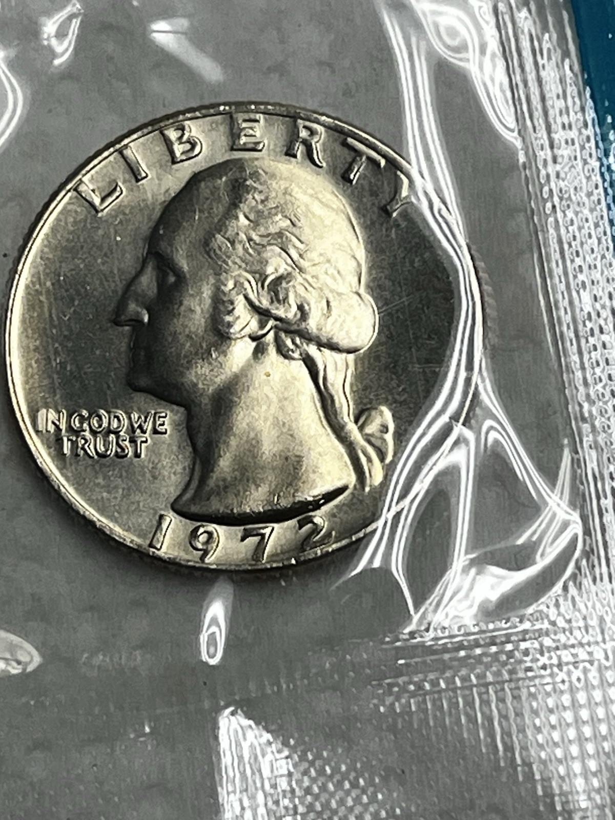 1972-P WASHINGTON QUARTER BEAUTIFUL BU UNC UNCIRCULATED!