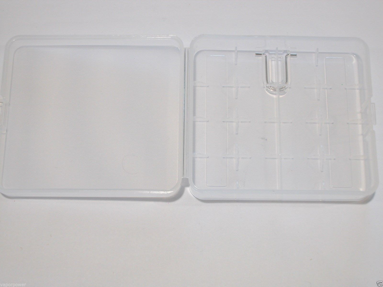 1 pc Clear Hard Plastic Case Holder Storage Box For 4 x 18650  Battery (4 bay)