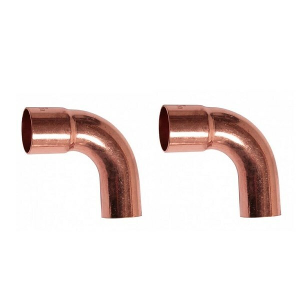 3/4" HVAC Copper Long Radius Street 90 , W02828 / C272-0090 , Pack of (2)