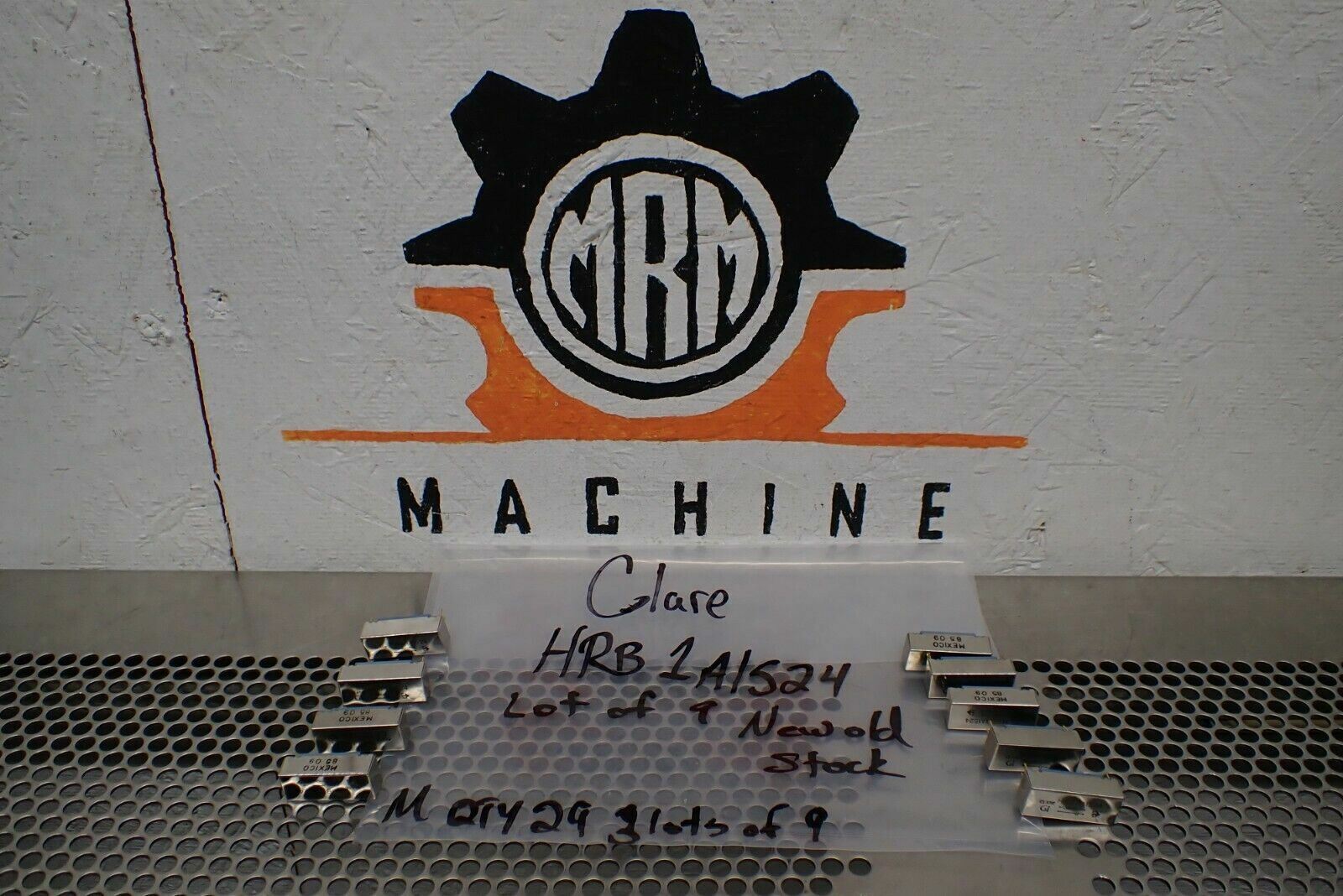 CLARE HRB 1A1524 Relays New Old Stock (Lot of 9) See All Pictures