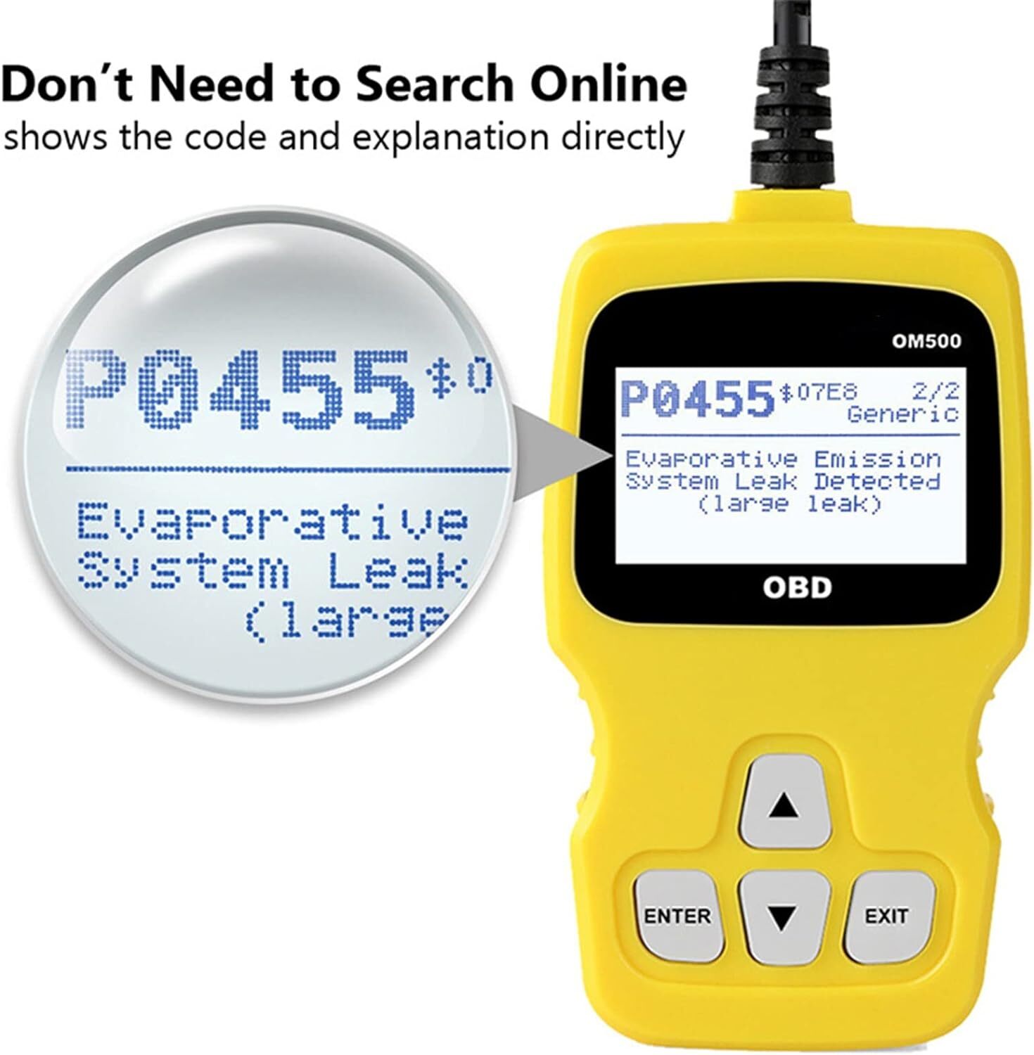 OM500 JOBD Scanner for Japanese Car 12V 16 pin OBD2 EOBD Diagnostics Tool Engine