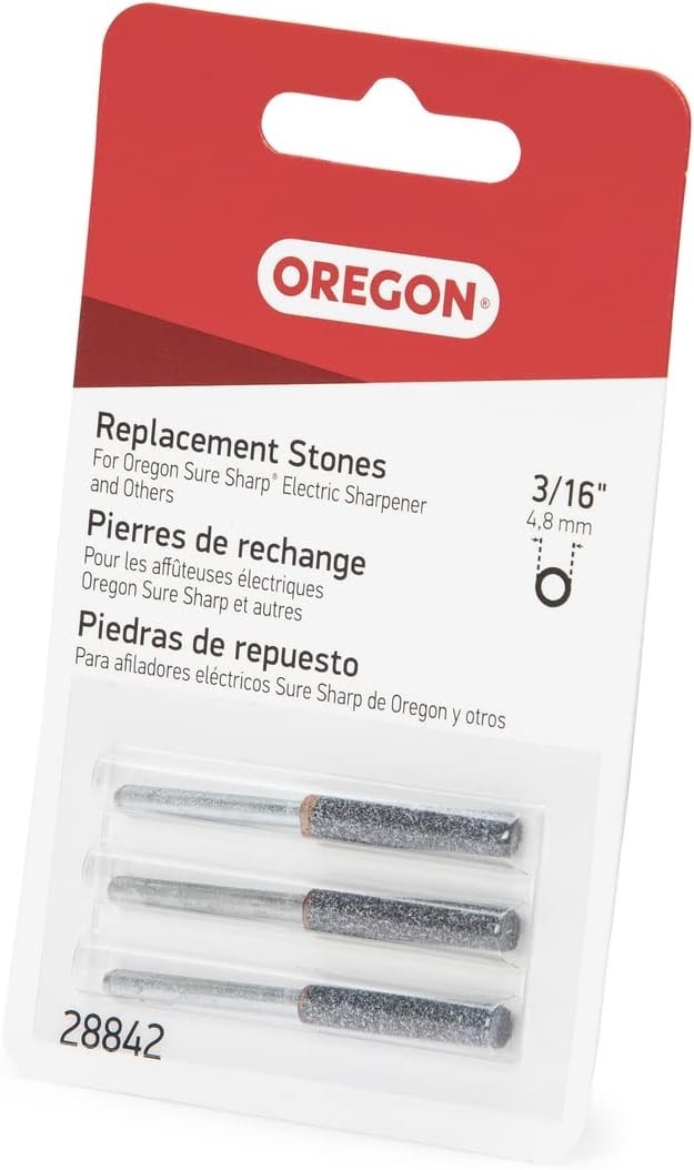 3/16-Inch Electric Sure Sharp Replacement Stones – Easy Install, 3-Pack