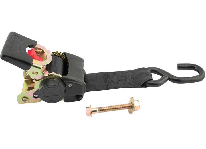 Erickson 34423 2" x 5.5' 4000lb Bolt On Retractable Ratchet Strap 2Pk