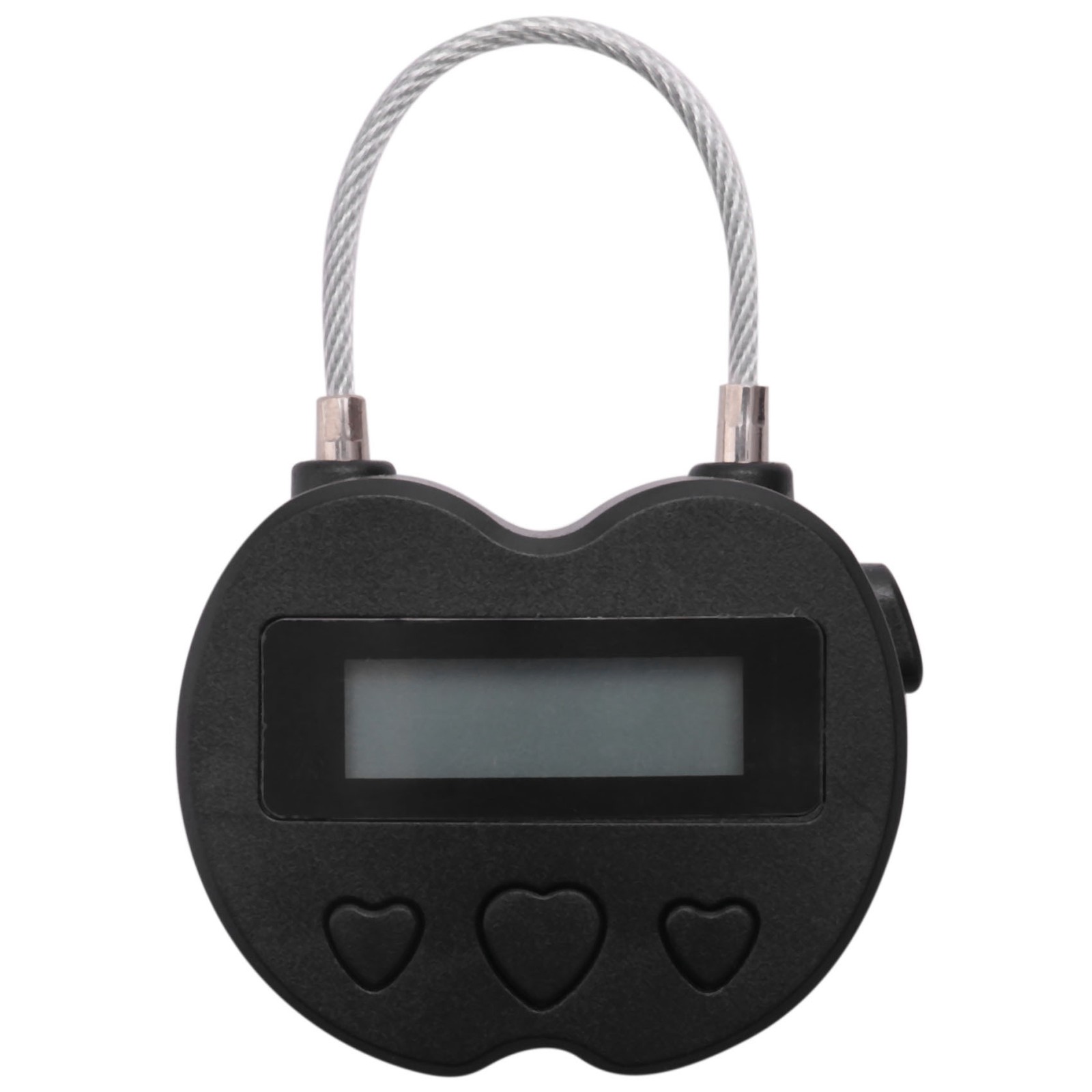 Time Lock LCD Display Time Lock USB Rechargeable Temporary Timer Padlock8663