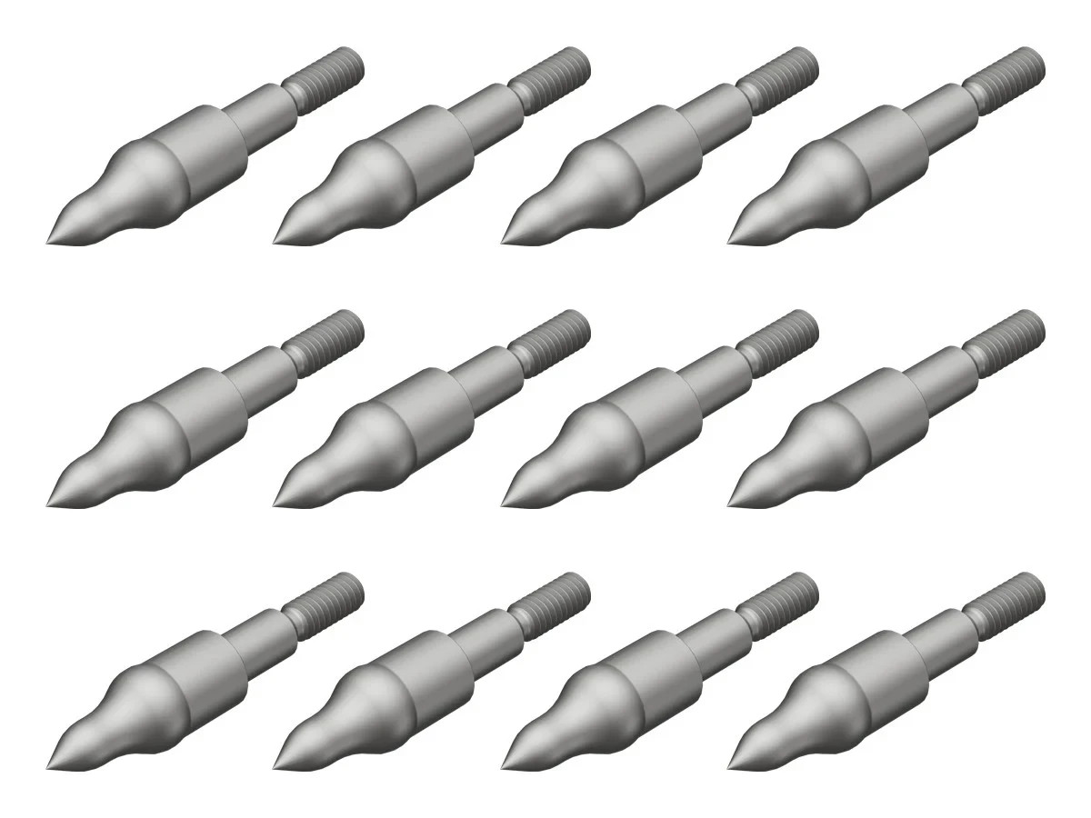 (NEW) Gold Tip EZ Pull Point .204 Series, 125gr, 12 Pack