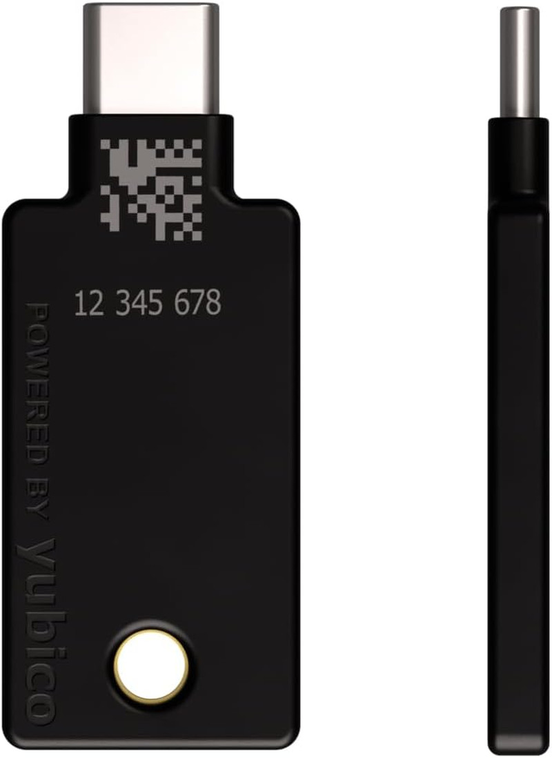 - Yubikey 5C NFC - Multi-Factor Authentication (MFA) Security Key and Passkey, C