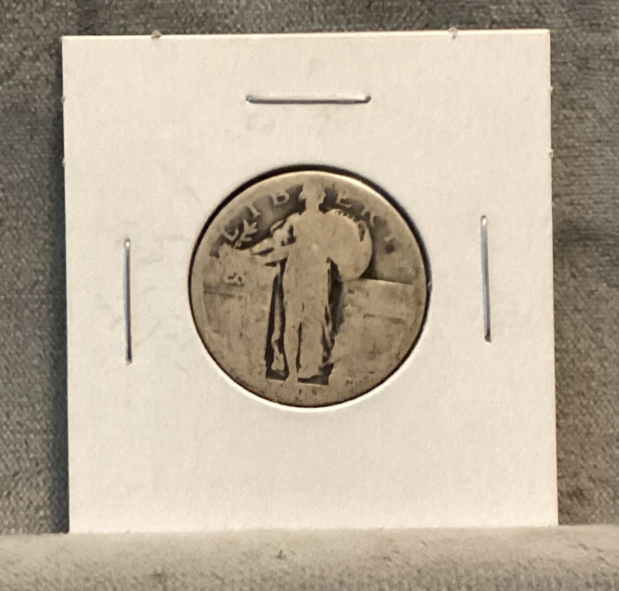 1923 Standing Liberty Quarter 25C Silver 0.9 Fineness Business Strike P