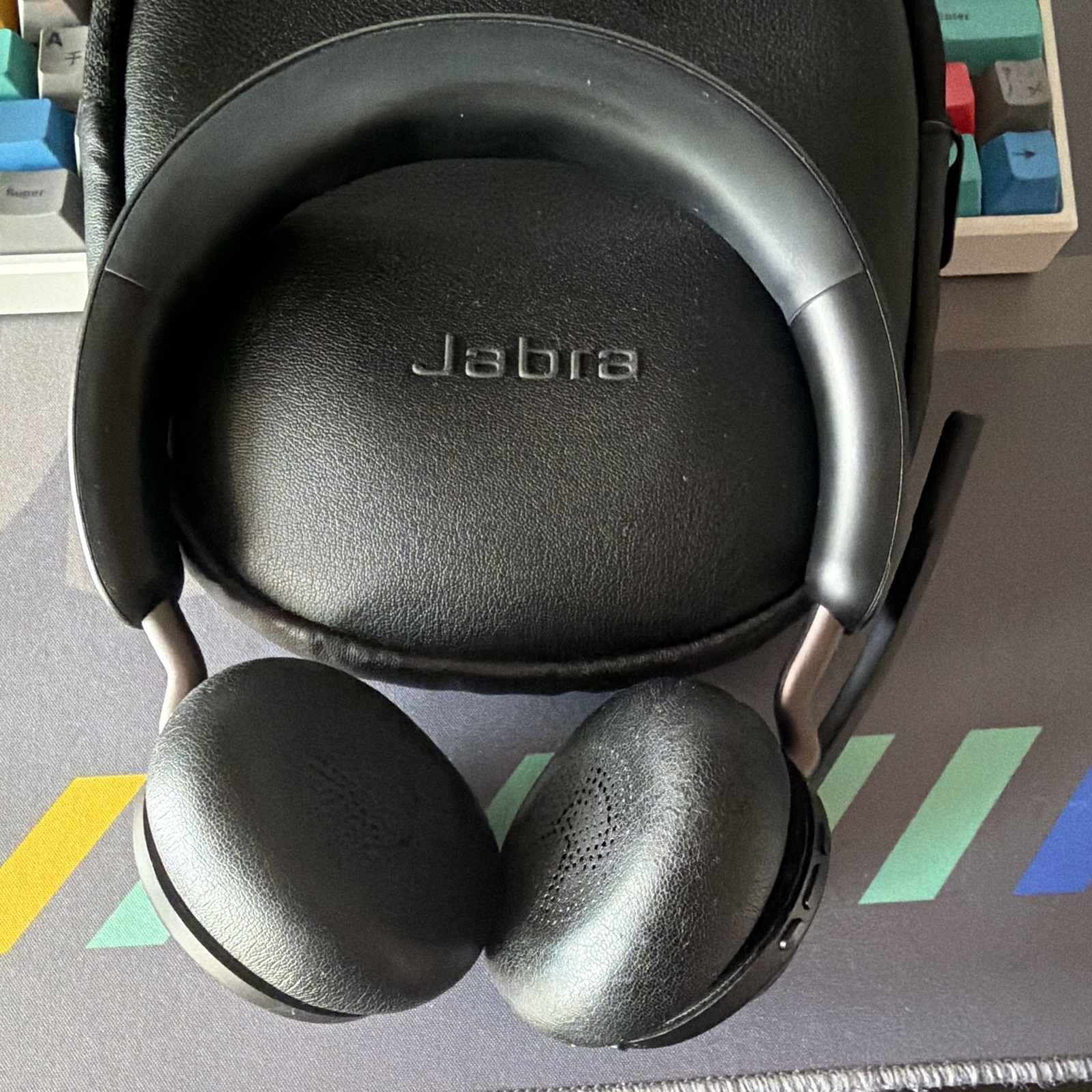 Jabra Evolve2 65 MS Wireless Over-Ear Headset with Link380a