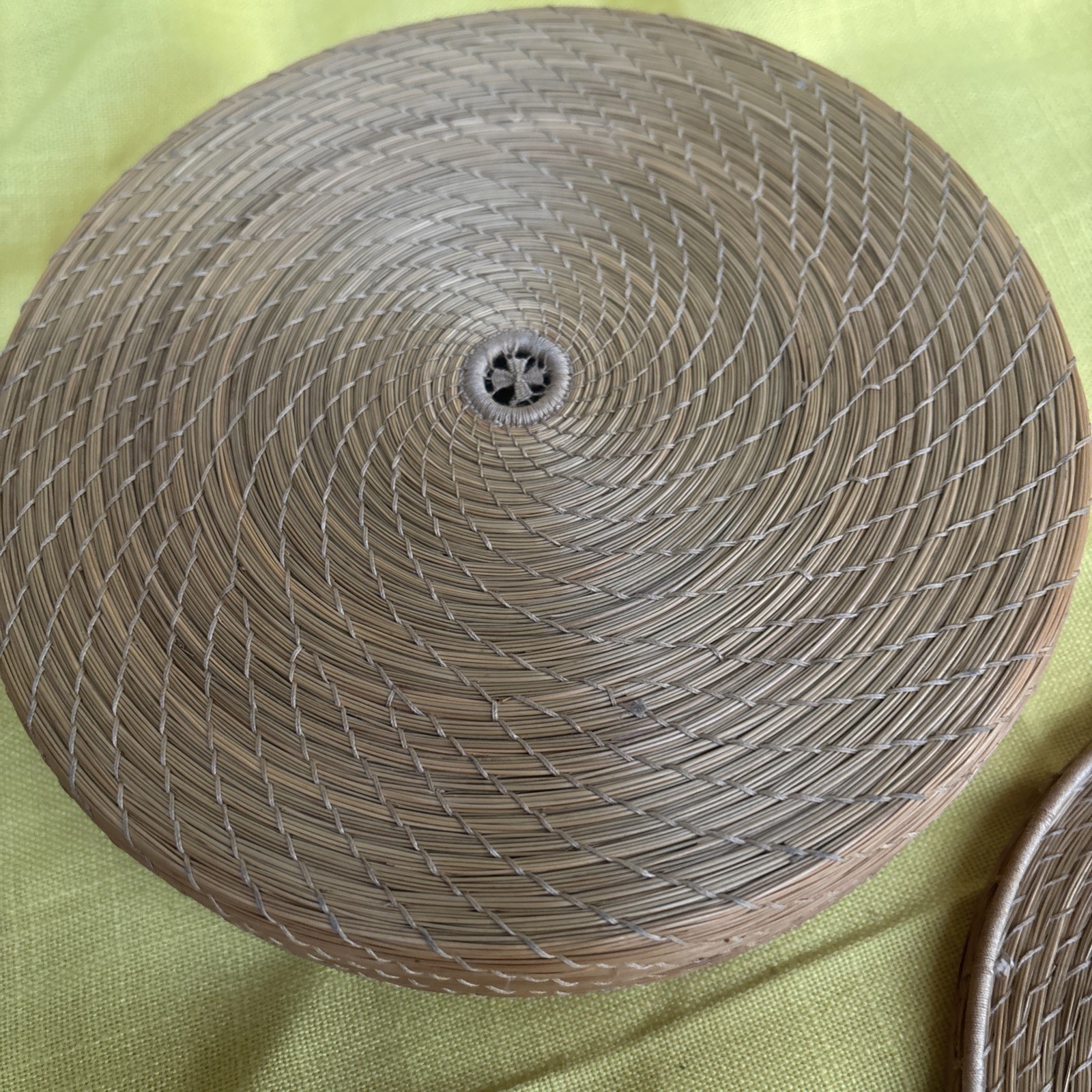 Beautiful Handwoven Basket With Lid