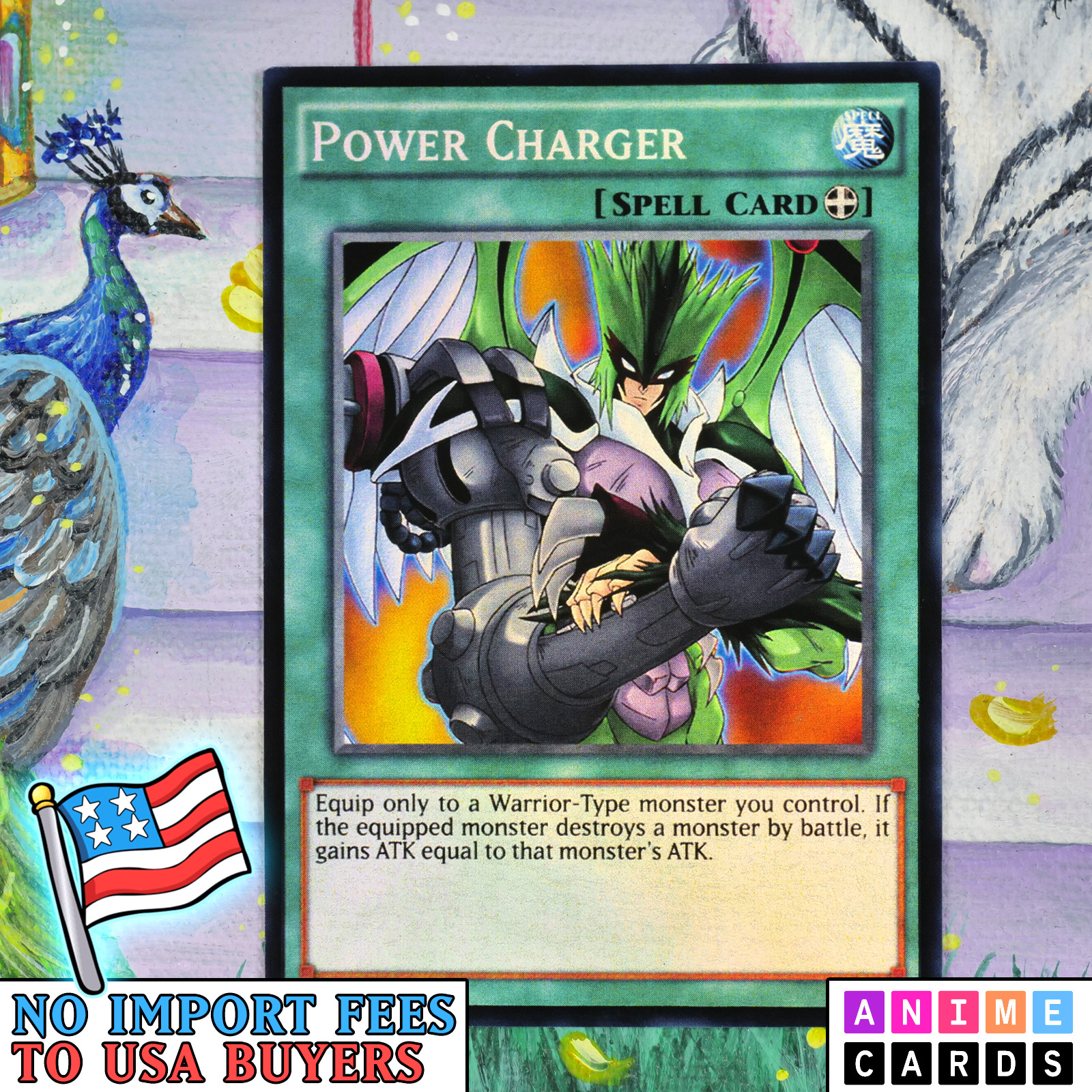 Power Charger ANIME EFFECT HOLO card