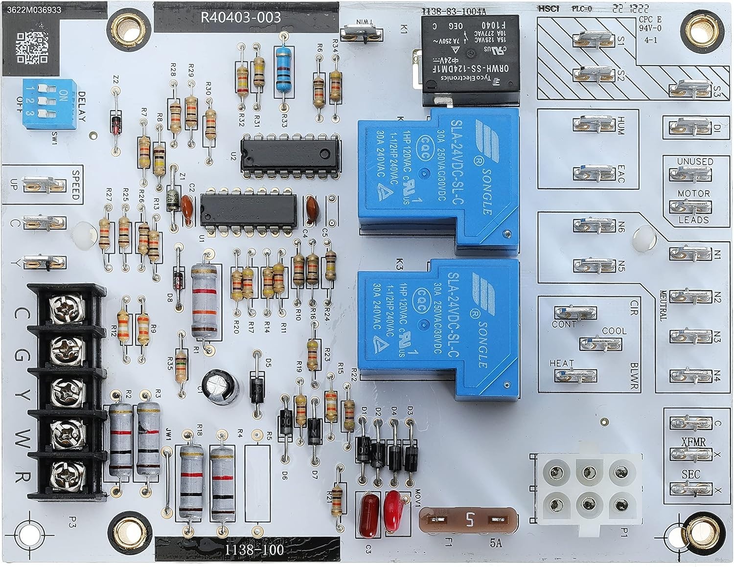 Furnace Blower Control Board R40403-003 Replacement for 40403-001 002
