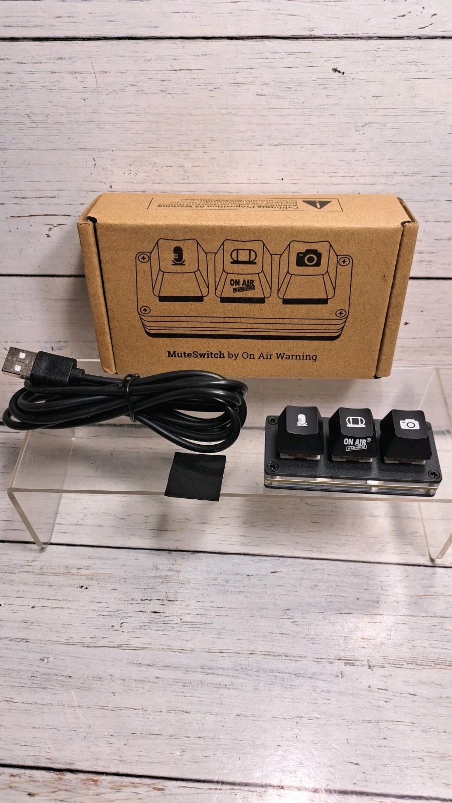 Mute Button USB Microphone, Cam Control Buttons, One-Touch, Mute Button with LED