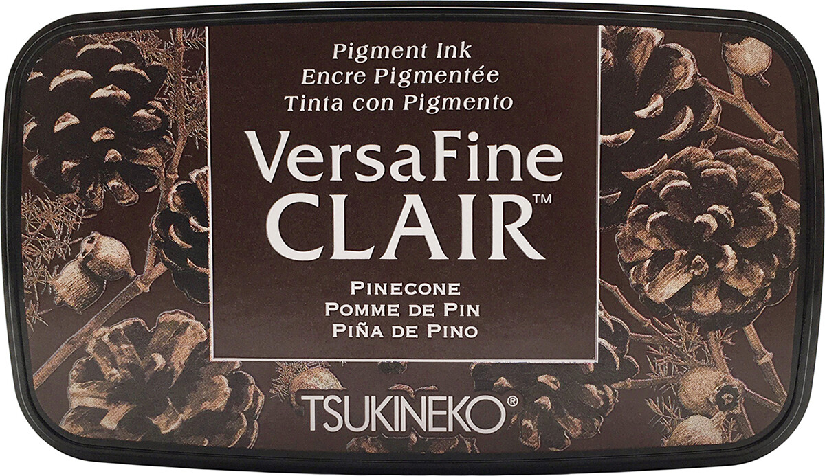 VersaFine Clair Ink Pad-Pinecone (Pack of 3)