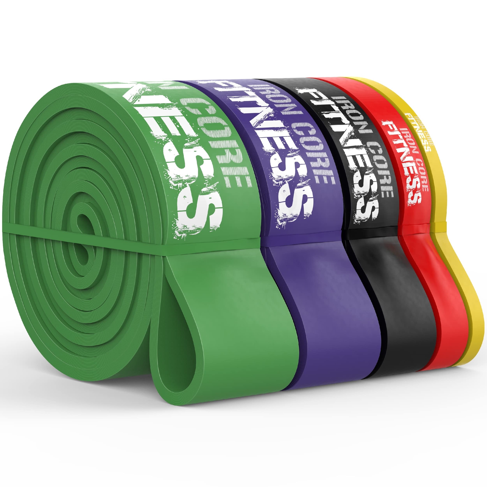 Chin-Up Assist Exercise Bands Set of 5 Gym Quality Varied Resistance Levels