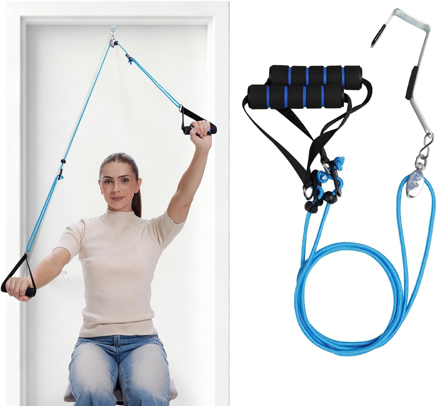 Shoulder Pulley over the Door Exercise Pulley Arm Exercise Pulley Equipment