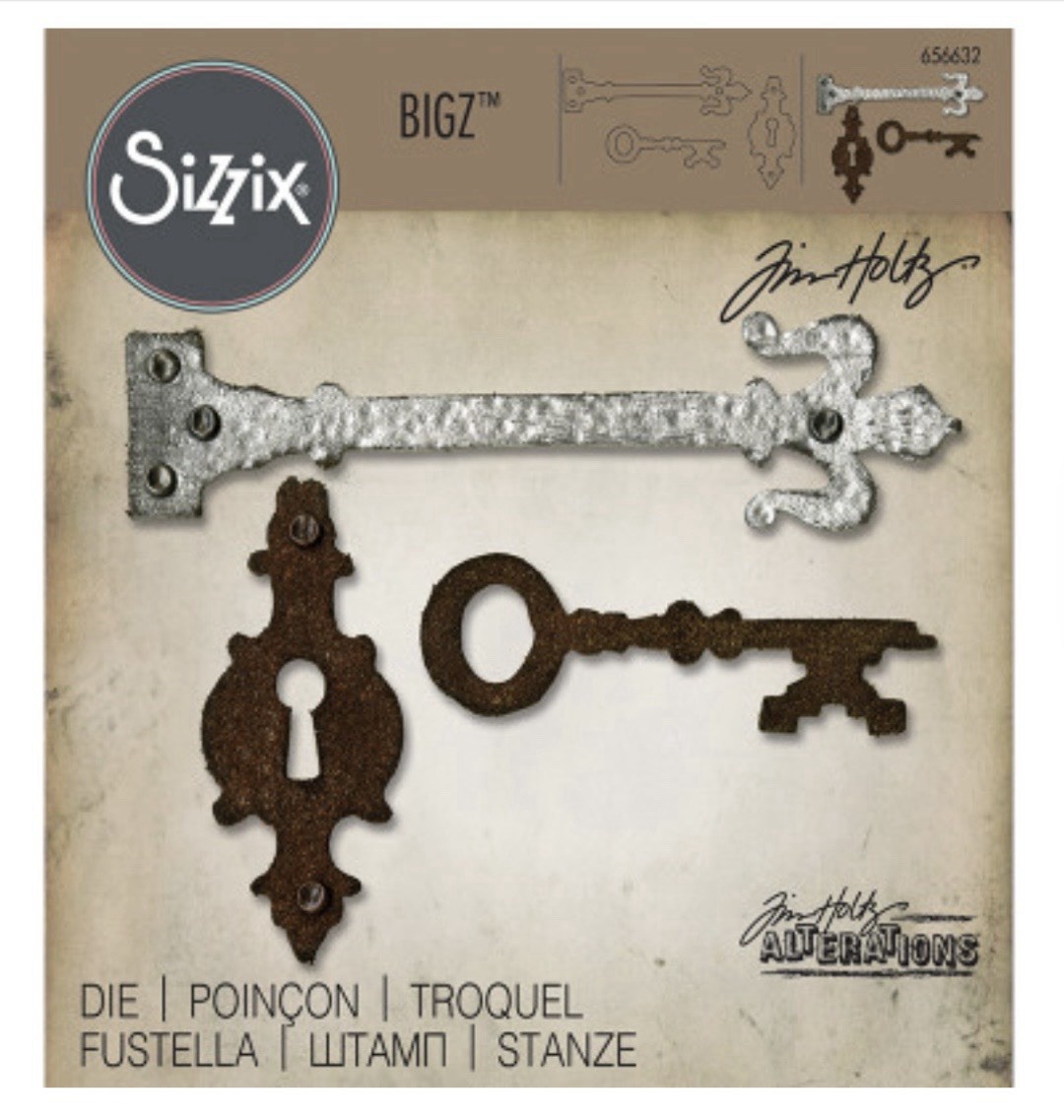 TIM HOLTZ Sizzix **HARDWIRE FINDINGS** Die BIGZ 656632 Alterations Vintage