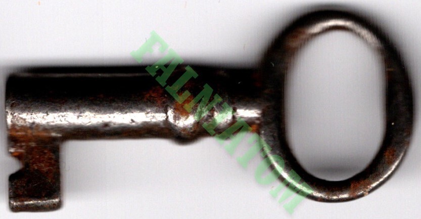 Vintage Hollow Barrel Skeleton Key - Approx 1.25" Long