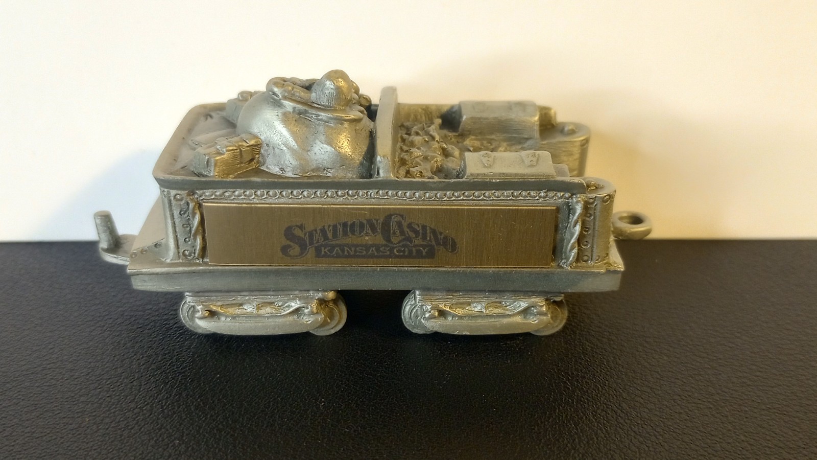Vintage Santas Express Train Fort Pewter Station Casino KC 1998 New Years Eve