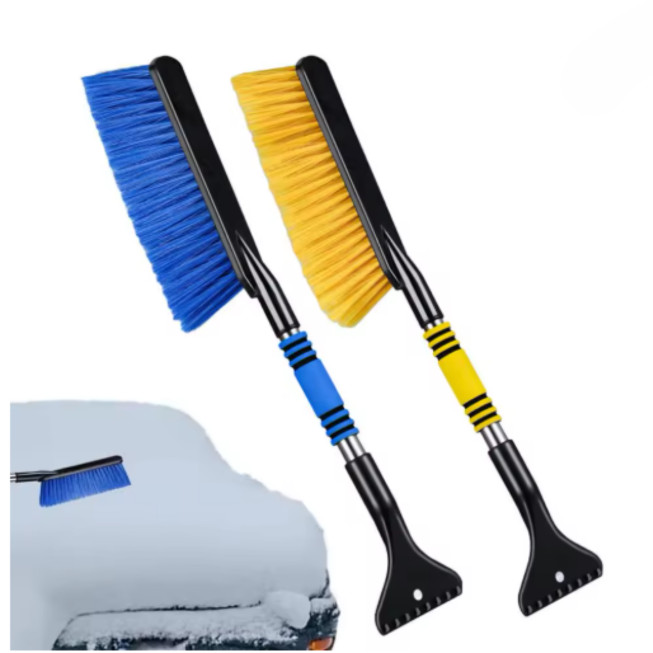Extendable Car Snow Brush & Ice Scraper Telescopic Windshield Snow Shovel Tool