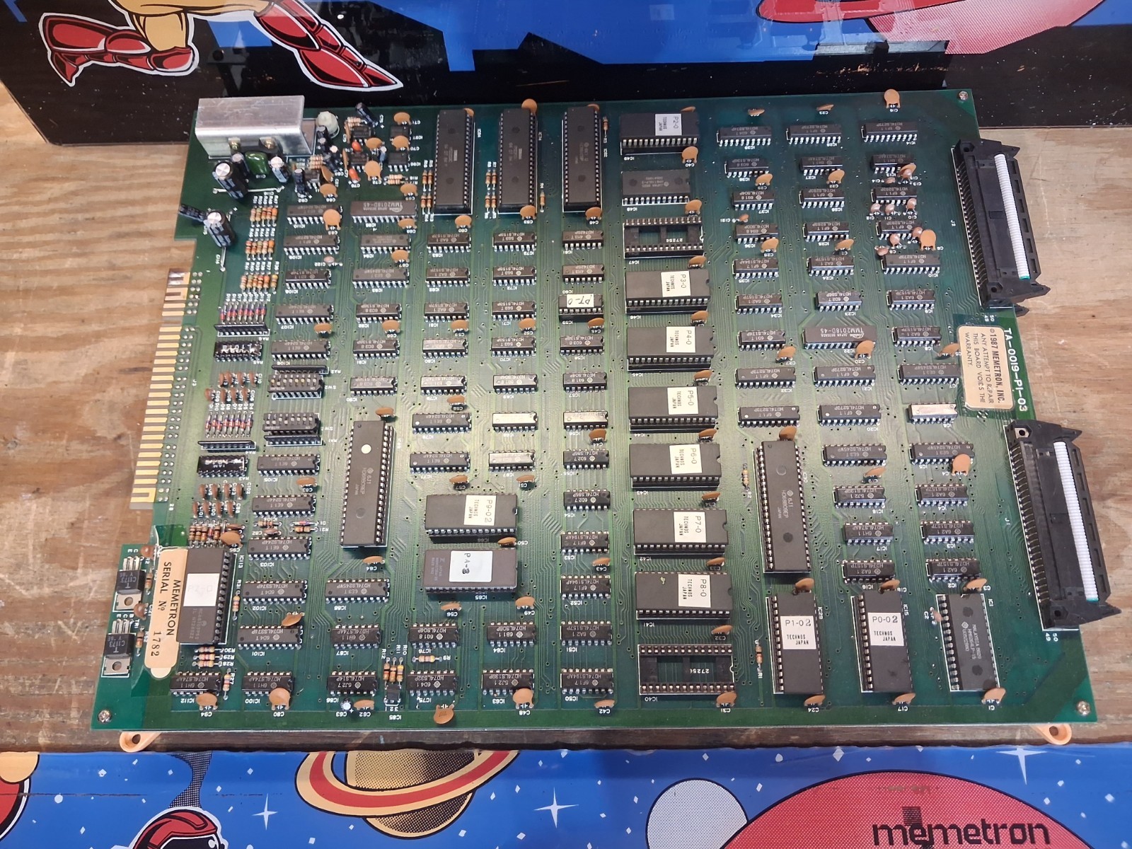 MEMETRON SOLAR WARRIOR VINTAGE ARCADE CONVERSION KIT