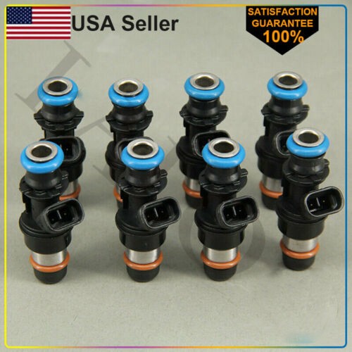 8Pcs 17113553 Fuel Injectors For 1999-07 Chevy Silverado 4.8L 5.3L 6.0L V8